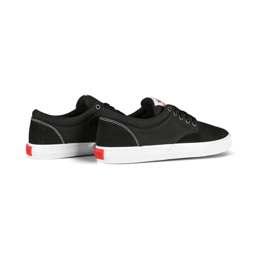 Supra Chino Skate Zapatos Negro/rojo/blanco