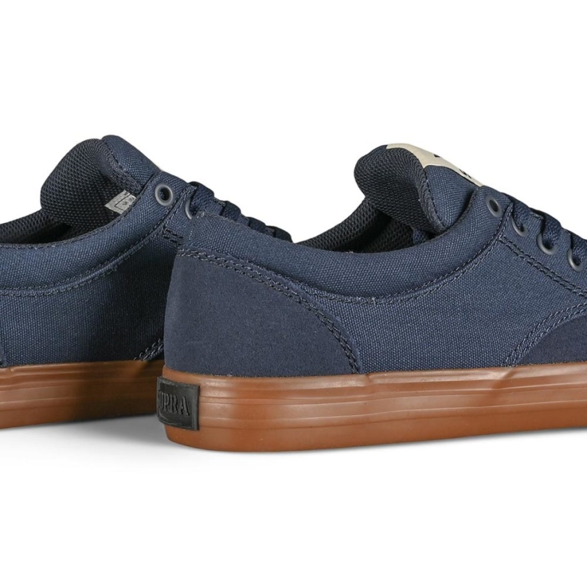 Supra Chino Zapatos De Skate Azul Marino/hueso/goma