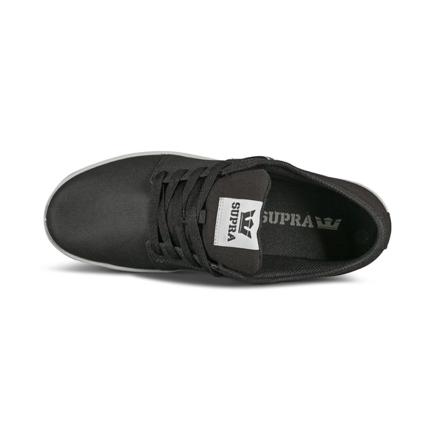 Supra Stacks Ii Zapatos De Skate Negro Tuf/gris Claro