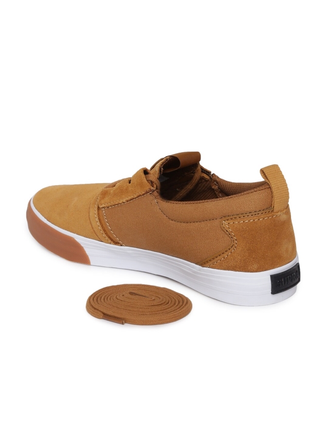 Hombres Zapatillas De Deporte De Flujo Supra Bronceado Marrón