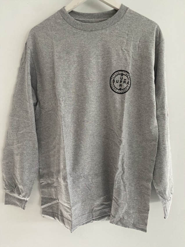 Camiseta De Manga Larga Supra Cross Seal Jaspeado