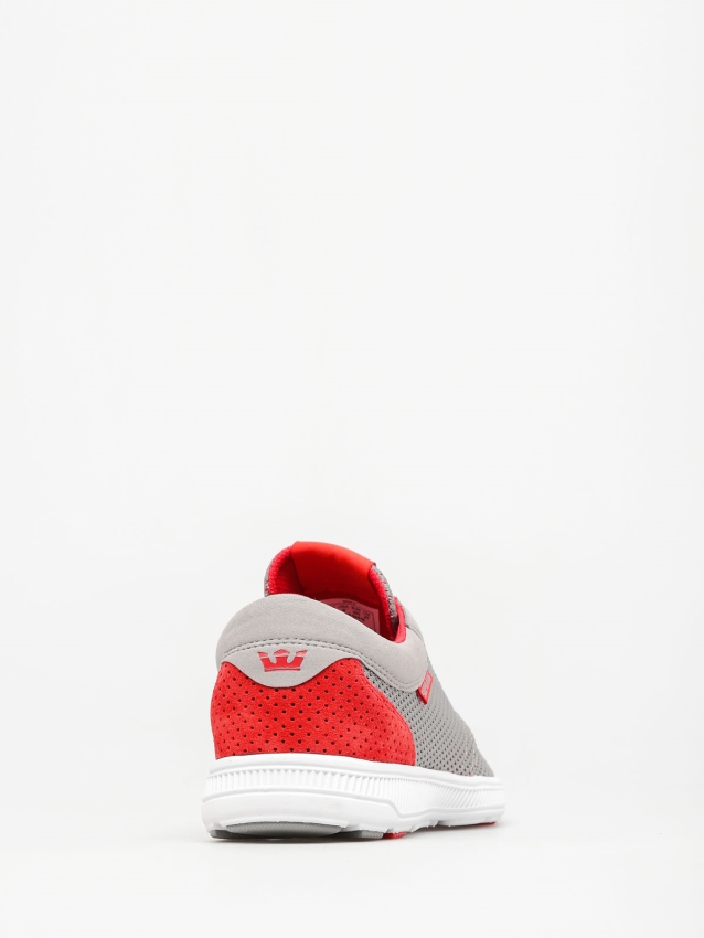 Zapatillas Supra Hammer Run Gris Rojo