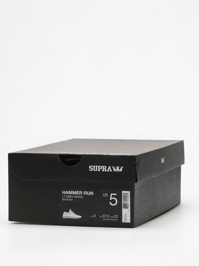 Zapatillas Supra Hammer Run Gris Claro Blanco