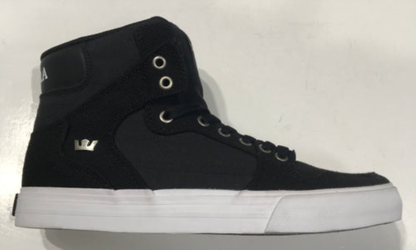 Lona Supra Vaider Negro Blanco