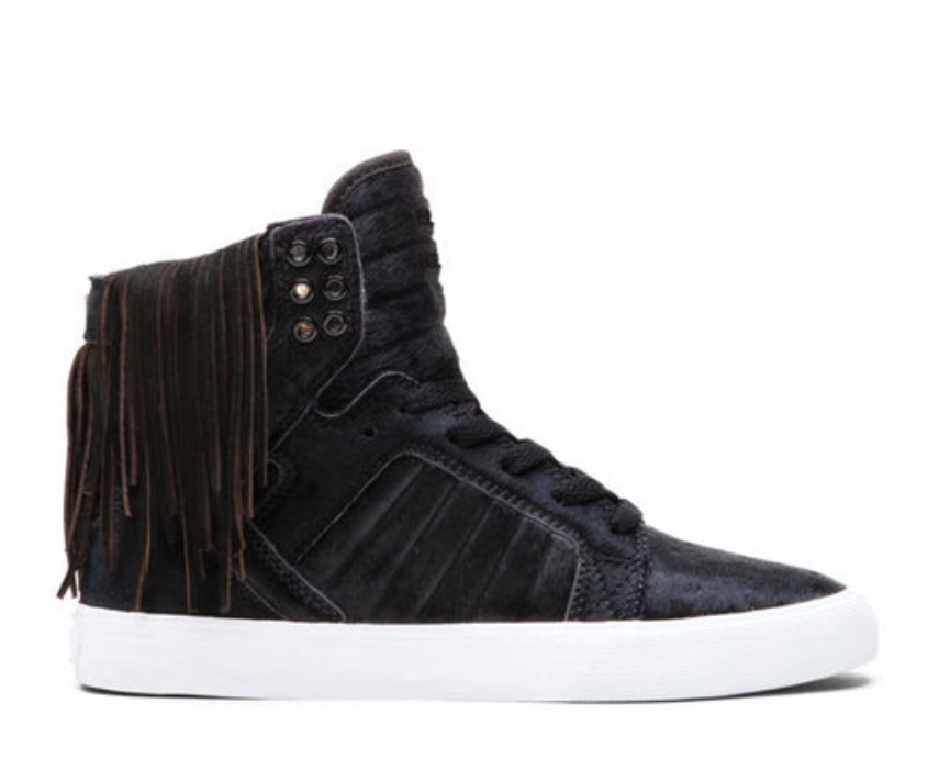 Supra Skytop Mujer Negro Cebra